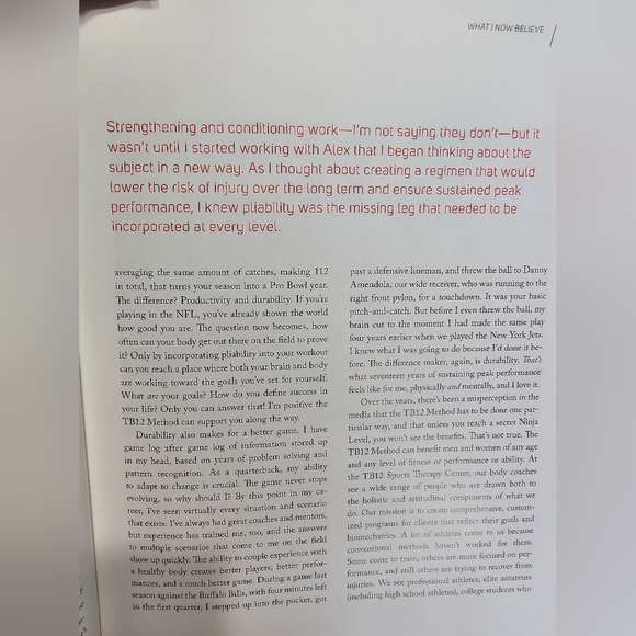 NWOT "TB12" HARDBACK TOM BRADY - Picture 4 of 14